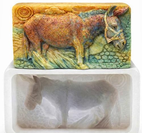 Esel Silikon Form Seife Kunstharz Wachs Pflaster Fimo Mule