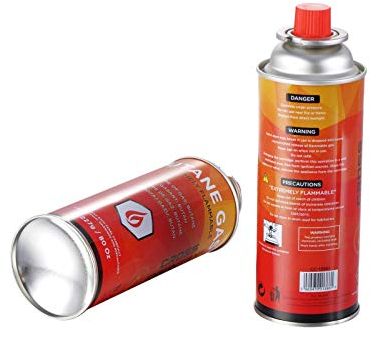 Pilot Imports 8 Butane Gas Bottles Canister Camping Heater Cooker BBQ