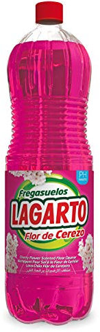 Lagarto Fregasuelos Flor De Cerezo - 1526 Gr, Flor Cerezo, caja 8 botellas, 8 Unidad
