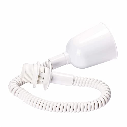 ORION LIGHTSTYLE Leuchtenpendel 2M Meter Zugpendel Schnurpendel Lampenaufhängung Rolly Zug Lampen Zug Pendel Leuchten (weiß)