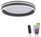 Paul Neuhaus Q-Vito 8414-13 LED Deckenleuchte, Alexa kompatibel Smart Home, dimmbar per Fernbedienung, warmweiß – kaltweiss, Ringform anthrazit