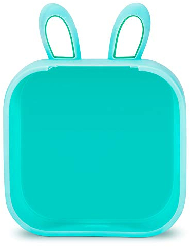 Memoking T02 Schutzhülle - Hasenohren Form Weiches Silikon, Niedliche Design-Druckerabdeckung, Kompatibel mit T02 Mini Bluetooth Wireless Portable Mobile Pocket Printer, Grün