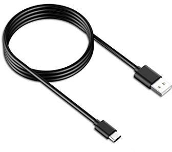 Câble USB Micro USB 1,5 m (longueur 150 cm) pour transfert de données et de chargement d'appareils compatibles, sans emballage maximal, compatible universel (Noir)