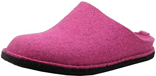 HAFLINGER Flair Morbide pantofole in feltro di lana pantofola Rosa, Taglia 40