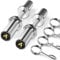 AboveGenius Pair of 16 Olympic Dumbbell Handles, Loadable Dumbbell Bars for 2-inch Olympic Weight Plates Great for Home Gym Strength Training, Weight Bars with 2 Pair of Spring Collars