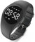 Focwony Led Digital Pedometer Watch, Digital Steps Tracker, Non-Bluetooth, Vibrating Alarm Clock, Stopwatch, Great Gift for kids Children Teens Girls Boys Women (Black)