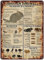 Xiddxu Vintage Wandposter Metallschild Chinchilla Wissen Metall Poster Plaketten für Zuhause Wohnzimmer Küche Cafe Bar Wanddekoration Blechschild Metallschilder Vintage 20,3 x 30,5 cm Vintage Wand