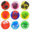 Art3d Lot de 9 Dalles de Sol sensorielles Rondes pour Enfants, Tout-Petits et Enfants, Tapis d'activité sensorielle Liquide coloré pour Jeu Actif et décoratif, 30 x 30 cm