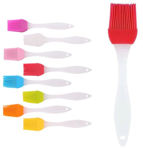 Van Der Linn Silicone BBQ Pastry Brush, Heat Resistant Suitable for Basting Cooking Grill