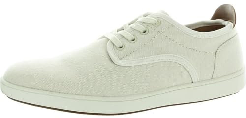 Steve Madden Herren Fenta Fashion Turnschuhe Herrenschuhe, Cremefarbener Stoff, 42 EU