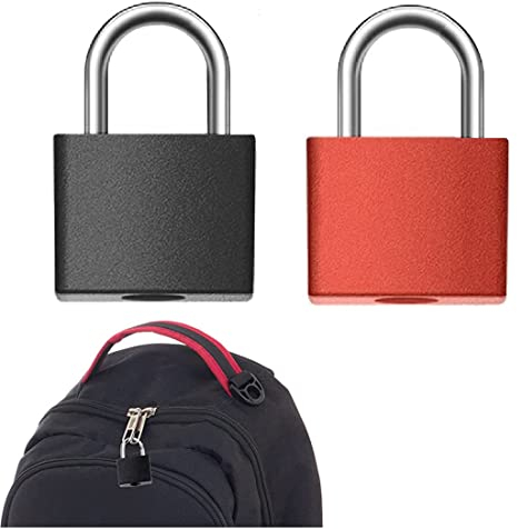 CUHZA 2 pièces petits cadenas à clé, petits cadenas, mini cadenas, mini cadenas de valise pour sacs à dos, étuis de voyage, casiers