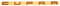Seat 575853687F27A Schriftzug Cupra hinten Logo Emblem, Kupfer