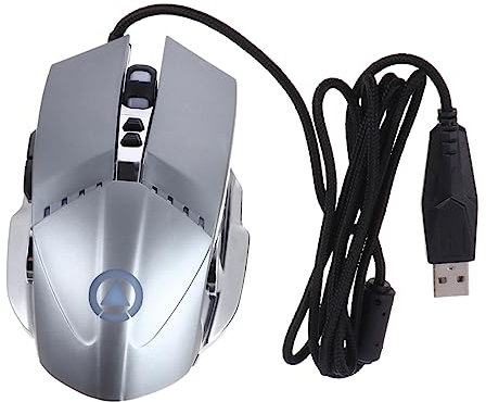 Mobestech Wired Gaming Mouse Gear Dpi up to Silent Usb Gaming Mouse Breathing Light