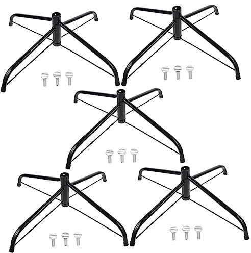 ABOOFAN 5 STK Weihnachtsbaum-eisenstativ Universeller Christbaumständer Stehen Für Weihnachtsbaum Weihnachtsbaumständer Künstlicher Weihnachtsbaum Aus Metall Werkzeug Vertreten Universal-