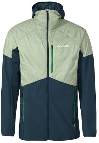 VAUDE Men's Brenva Jacke II -Herren Isolationsjacke mit PrimaLoft® Wattierung – elastische, wasserabweisende & angenehm warme Wanderjacke, dark sea, S