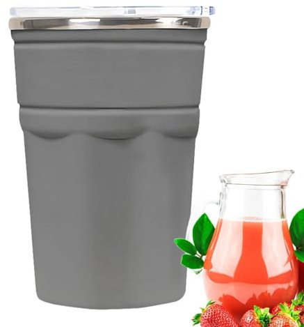 Tazas Térmicas Aisladas | Tazas Térmicas Impermeables de 550 ML con Aislamiento Térmico - Vasos de Bebidas Calientes y Frías para Camping, Ciclismo, Senderismo, Casa, El