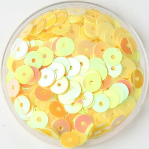 OWNPET 3 mm, 4 mm, 5 mm, 6 mm, flach, rund, PVC, lose Pailletten, Pailletten, Nähmaterial, Bekleidungszubehör, Pailletten