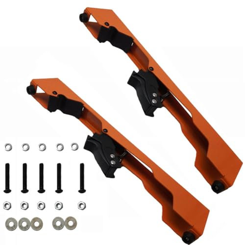 FACULX Miter Saw Workstation Tool Mounting Bracket Compatible With Dewalt Replacement, DW723 DW7231 DWX724, 12 Inch Blade Length, Retractable Clamps
