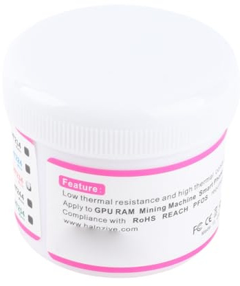 Wärmeleitpaste Silikonfett Gute Isolierung Kühlung HY204 für CPU-Kühlkörper Professionelles Zubehör (100g)