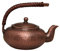 Baoblaze Teekanne aus reinem Kupfer, Teekanne, 500 ml, handgefertigt, Retro-Wasserkocher aus verdicktem Kupfer, Teekessel für Camping, Dunkle Bronze