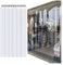 SYFXZZDS PVC Door Strips Clear Vinyl Curtain, Clear Plastic Vinyl Strip Door Curtain for Dog House Door Flap, Freezer, Commercial, Freezers, Warehouse Doors(1.5mm,0.9x2m-6pcs)