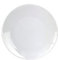 summa Pack de 6 platos llanos coupe blancos - 23cm - Colección Alba - Platos de Porcelana de altas prestaciones - Diseño elegante - Uso en casa y restaurantes