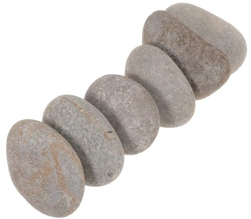 BESTonZON DIY Drawing Pebbles and Natural Stones Set for Painting Crafts, Creative Hand-Painted Rocks Kit Without Pigment or Brush, Suitable for Pebbles Painting and Art Projects