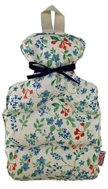 The Wheat Bag Wildflower Blue Microwaveable Wheat Bag Bottle with English Lavender Scent - Hot or Cold Therapy Pack for Pain Relief & Relaxation