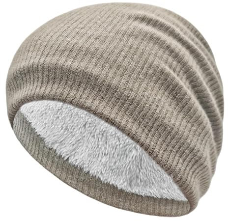 Mashaouyo Merino Beanie Wintermütze mütze damen strickmützen für herren Knitted Schlafhaube Slouch Beanie wintermütze herren baumwolle outdoor hut damen strickmütze Bequem