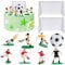 Fussball Tortendeko, Fußball Geburtstagstorte Dekoration, Fußball Cupcake Topper, Fussball Torten Deko Geburtstag Kinder, Fußball Spieler Tortenaufleger Deko, für Männer Junge Geburtstag Party (B)