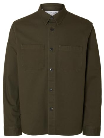 Selected Homme Male Overshirt Regular Fit Twill | Overshirt