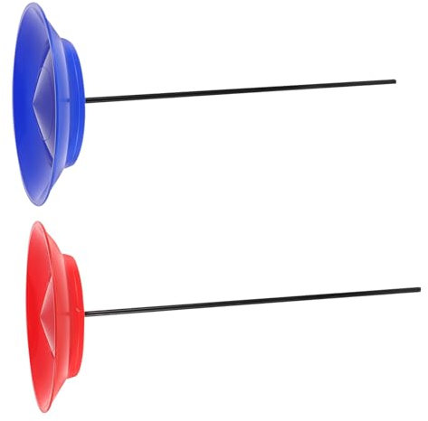 ibasenice 2juegos Platos Malabares De Accesorios De Circo para Habilidades Manuales De Equilibrio Adultos Platos Giratorios Coloridos para Circo Fiesta Aprendizaje