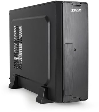 Boîtier Slim Matx - Boîtier Compact pour PC avec Lecteur de Cartes, Source de 500 W, Ventilation optimisée et matériau résistant