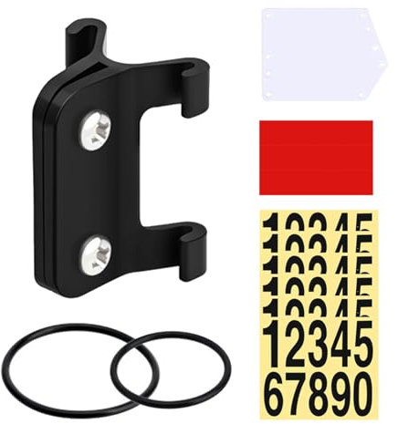 Mountain Bikes Number of Races – Bicycles Stable Taken Cards Mount | Road Tag Plate Holder, Installation Flexibility Plate Accessory for Urban Motorcycles,