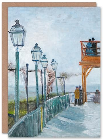 Artery8 Vincent van Gogh Art Card Montmartre Terrace and Observation Deck