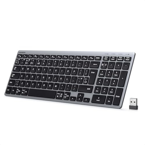 UGREEN Wireless Keyboard, Bluetooth Keyboard with UK Layout, Rechargeable