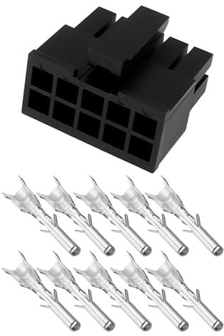 Create idea 4er Set Molex Micro Fit 3.0 Buchse 43025-1000 10 Pin f¨¹r PC-Computerkomponenten-Anschl¨¹sse