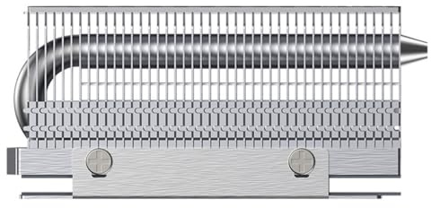 Whltzf 2280 Kühlkörper Kühler 2 X AGHP Heatpipe Doppelseitiges Wärmeleitpad Mechanische Festplatten Kühler Metall Kühlkörper NVMe Wärmeableitung