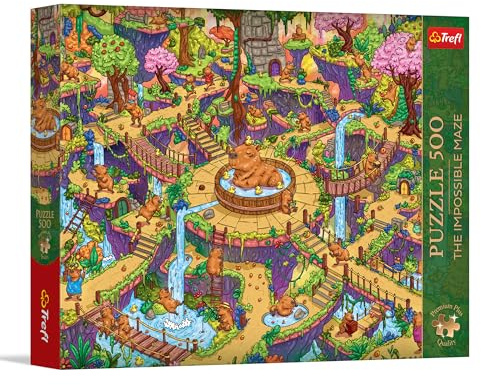 Trefl - Puzzle 500 Teile, Lustige Kapibaras, Premium Plus