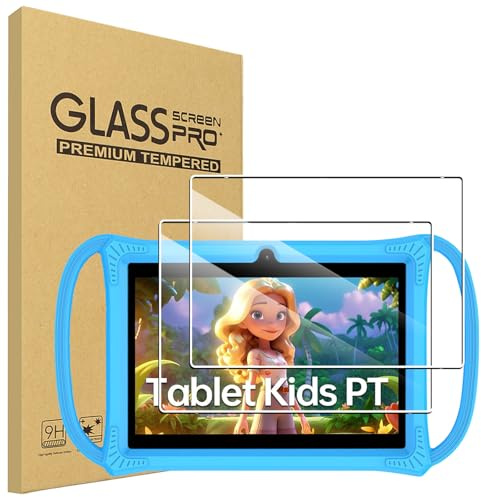 CONAPIKA 2 Pack Screen Protector for Pritom K7/PRITOM Kids Tablet 7 inch, HD Clear, 9H Hardness, Anti-Scratch, Shatterproof, No Bubbles Touch Sensitivity Anti-Fingerprint Tempered Glass
