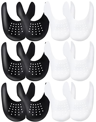 YOLOPARK Creases Protectors for AF1s Shoes and More, 6 Pairs Sneaker Crease Saviors for Men's 7.5-13 Women's 5-9