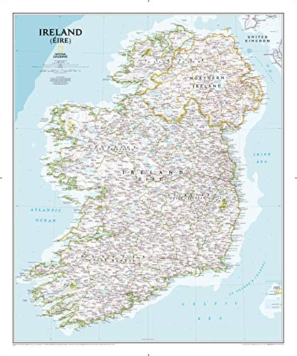 Irland Classic, laminiert: NATIONAL GEOGRAPHIC Länder & Regionen: Reference Maps (National Geographic Reference Map)