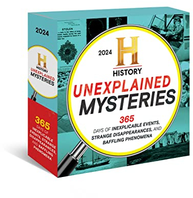 Kalender 2024 History Channel Unerklärte Geheimnisse in Box: Unerklärliche Ereignisse, seltsame Verschwinden, verblüffende Phänomene (tägliches Schreibtischgeschenk für wahre Kriminal-Fans) (Momente