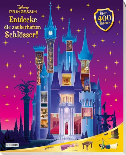 Disney Prinzessin: Entdecke die zauberhaften Schlösser!: Activityblock mit über 400 Stickern zum Bestickern der Schlösser