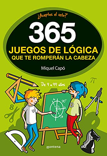 365 enigmas y juegos de lógica que te romperán la cabeza: Enigmas y acertijos para niños y niñas (No ficción ilustrados)