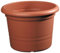 Montana Pot de fleurs rond en plastique - Couleur : terre cuite - Diamètre : 60 cm