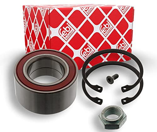 febi bilstein 05379 Radlagersatz mit Befestigungsschraube, Achsmutter und | Kompatibel mit: VW GOLF II, GOLF III, GOLF III Variant, PASSAT B2 Variant, PASSAT B3/B4, PASSAT B3/B4 Variant