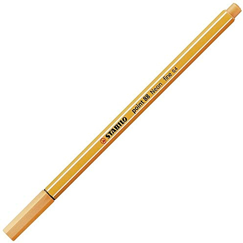 Fineliner - STABILO point 88 - Einzelstift - leuchtfarbenorange