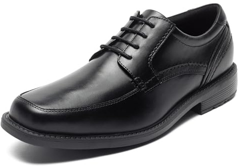 Rockport Men's Style Leader 2 Apron Toe Black Waxed Calf 11 M (D)-11 M
