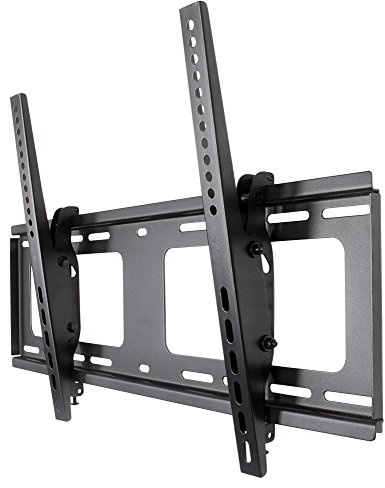 Manhattan 461481 Universal TV-Wandhalterung neigbar und horizontal nachjustierbar (37 bis 80 bis zu 80 kg - lässt sich auch nach der Montage horizontal justieren) schwarz